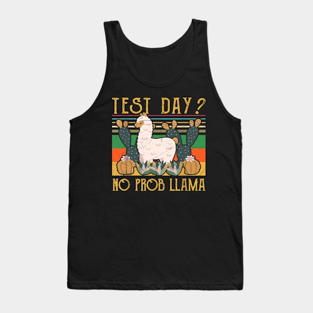 Test Day Teaching Funny Teacher Exam Testing Tank Top by craiglimu